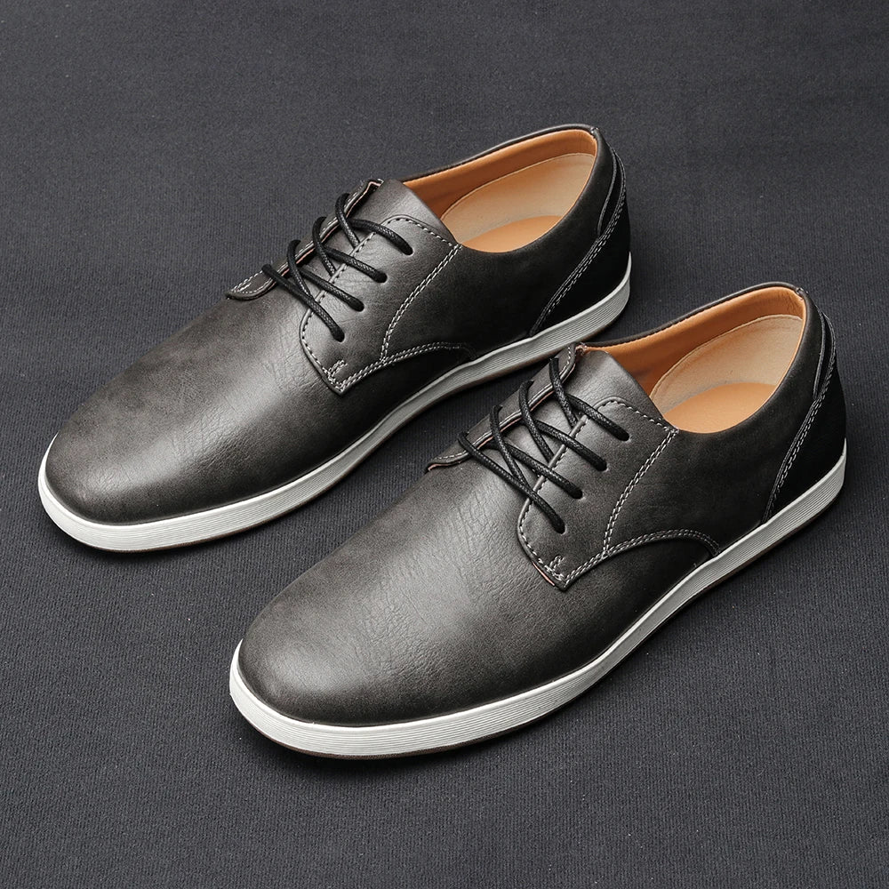 DAMIEN™ | Sneakers en cuir véritable