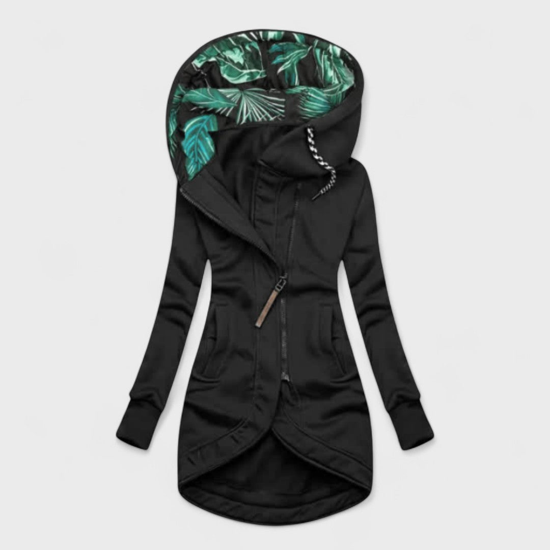 PAULINE™ | Manteau long imperméable en polyester