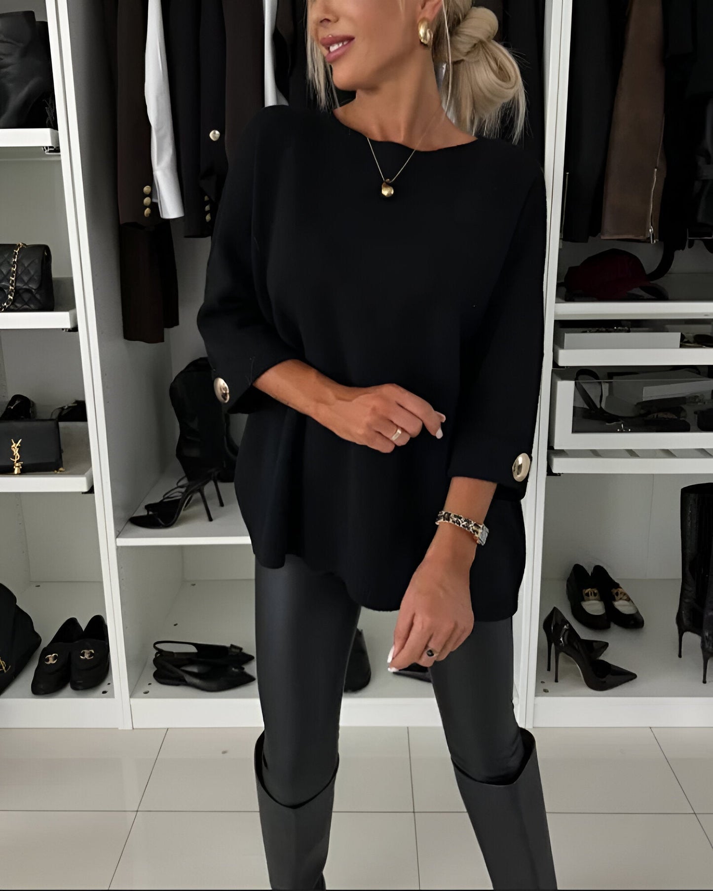MARGOT™ | Pull en maille douce à boutons