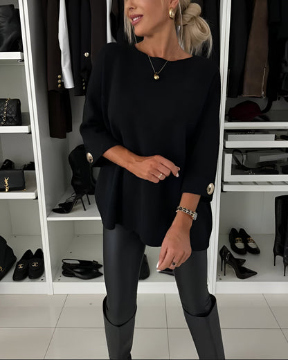 MARGOT™ | Pull en maille douce à boutons