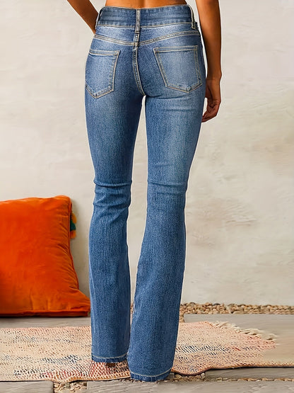 ALICE™ | Jean évasé taille haute stretch