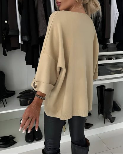 MARGOT™ | Pull en maille douce à boutons
