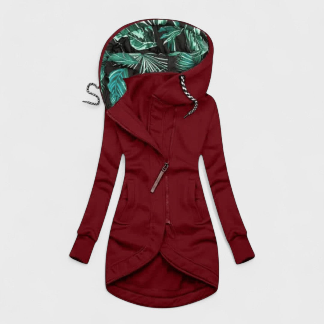 PAULINE™ | Manteau long imperméable en polyester