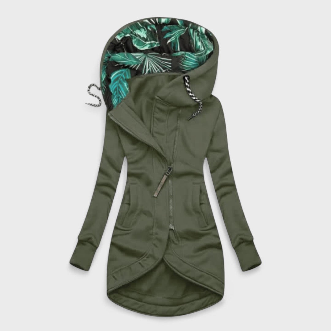 PAULINE™ | Manteau long imperméable en polyester