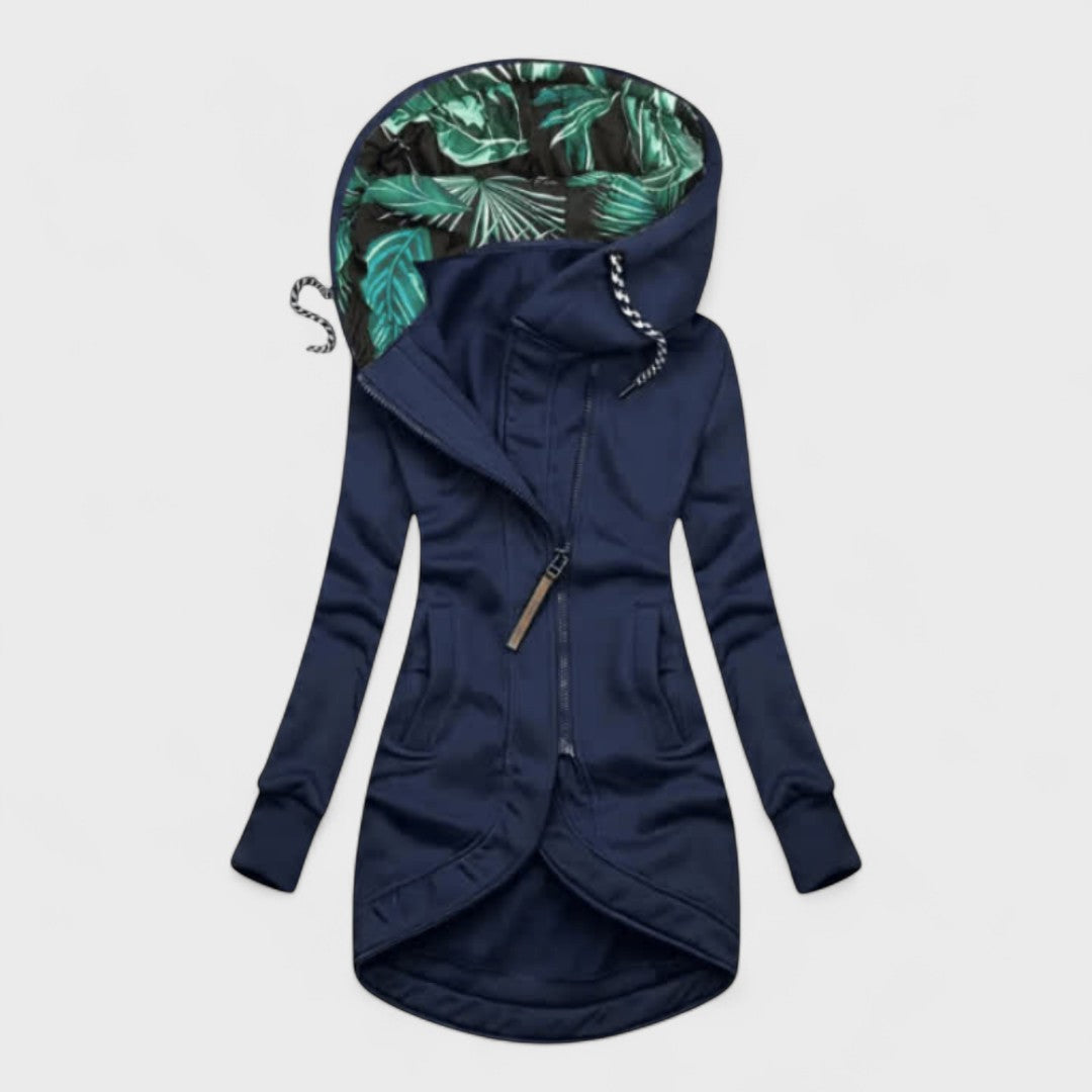 PAULINE™ | Manteau long imperméable en polyester