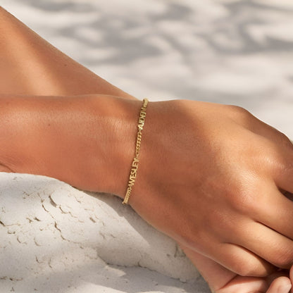 CHARLOTTE™ | Bracelet personnalisable en acier inoxydable