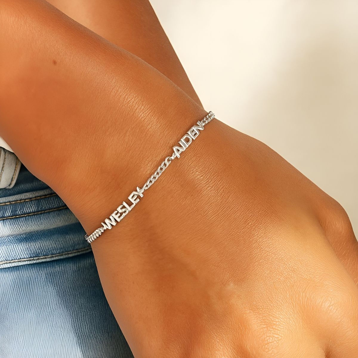 CHARLOTTE™ | Bracelet personnalisable en acier inoxydable