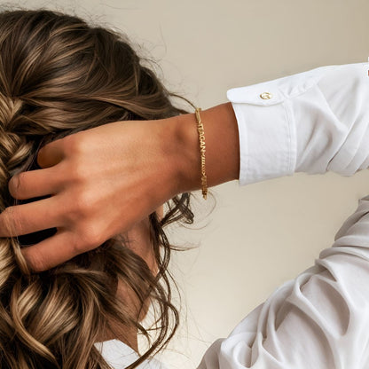 CHARLOTTE™ | Bracelet personnalisable en acier inoxydable