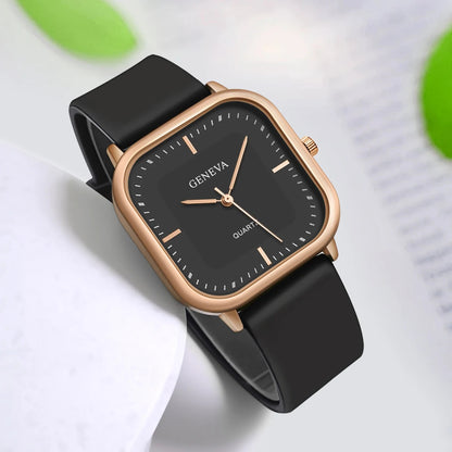 AGNÈS™ | Montre quartz en acier rosé