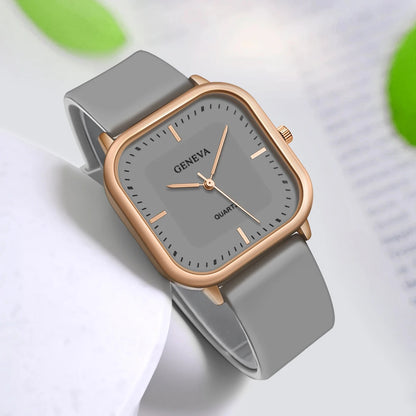 AGNÈS™ | Montre quartz en acier rosé