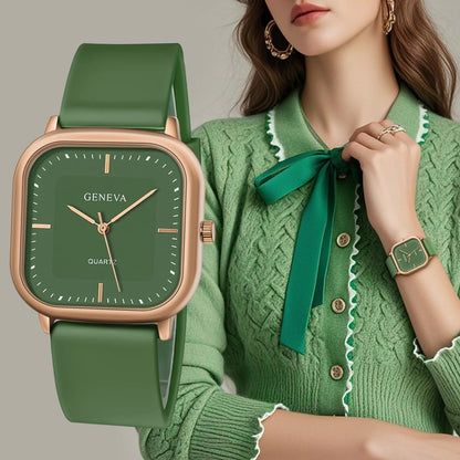 AGNÈS™ | Montre quartz en acier rosé