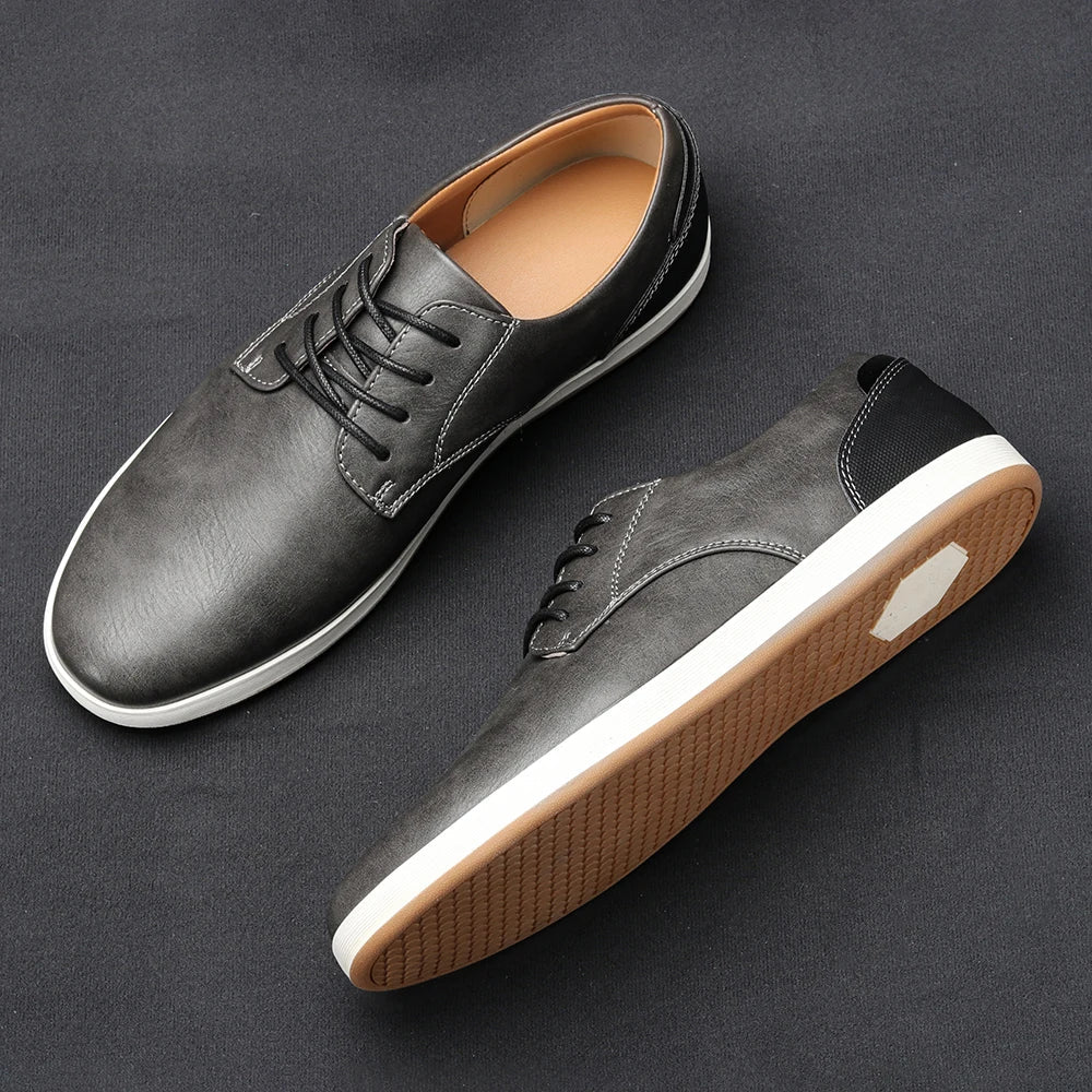 DAMIEN™ | Sneakers en cuir véritable