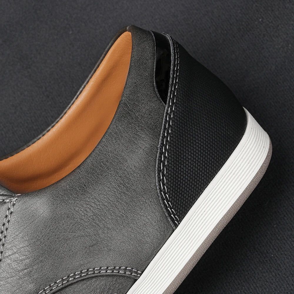 DAMIEN™ | Sneakers en cuir véritable