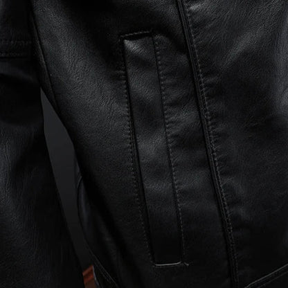 ALEXANDRE™ | Veste biker en cuir véritable