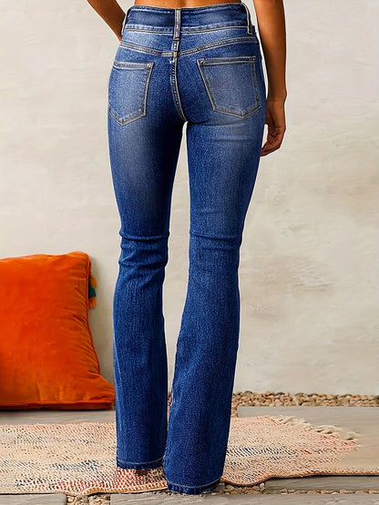 ALICE™ | Jean évasé taille haute stretch