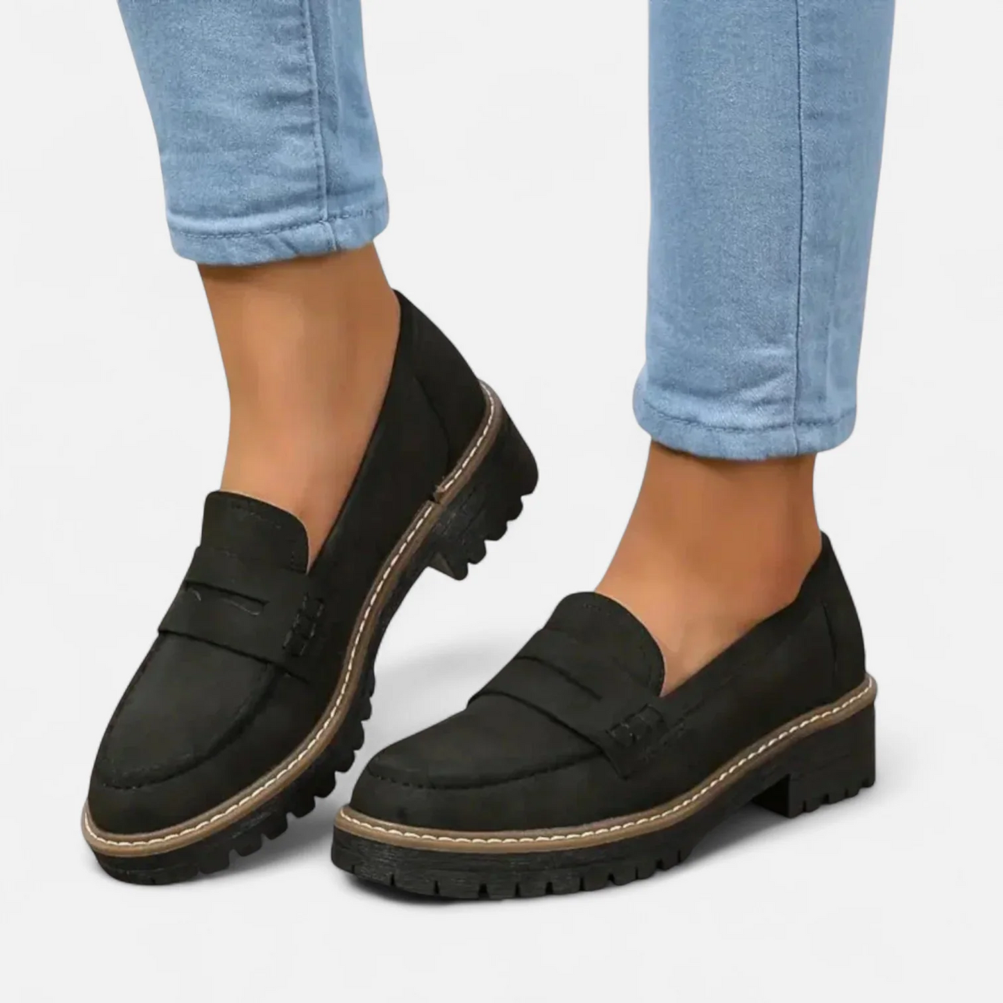 CLAIRETTE™ | Mocassins orthopédiques en cuir souple