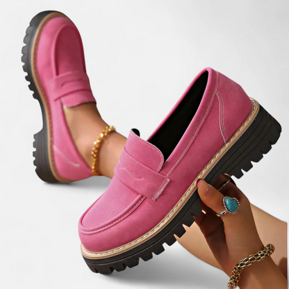 CLAIRETTE™ | Mocassins orthopédiques en cuir souple